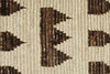 4x14 Ivory and Brown Anatolian Traditional Runner