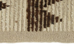 4x14 Ivory and Brown Anatolian Traditional Runner
