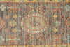 3x10 Brown and Gold Turkish Oushak Rug