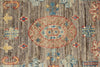3x10 Brown and Gold Turkish Oushak Rug