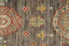 3x10 Brown and Gold Turkish Oushak Rug