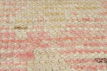 3x12 Ivory and Pink Turkish Oushak Runner
