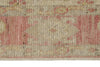3x12 Ivory and Pink Turkish Oushak Runner
