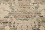 3x10 Brown and Ivory Turkish Oushak Runner