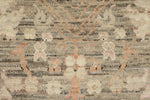 3x10 Brown and Ivory Turkish Oushak Runner