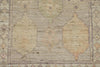 3x9 Gray and Ivory Turkish Oushak Runner