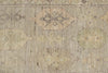 3x9 Gray and Ivory Turkish Oushak Runner
