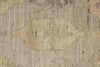 3x9 Gray and Ivory Turkish Oushak Runner
