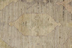 3x9 Gray and Ivory Turkish Oushak Runner