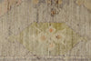 3x9 Gray and Ivory Turkish Oushak Runner