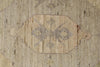 3x9 Gray and Ivory Turkish Oushak Runner