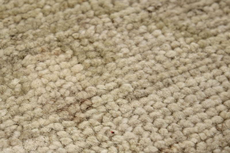 3x9 Gray and Ivory Turkish Oushak Runner