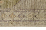 3x9 Gray and Ivory Turkish Oushak Runner