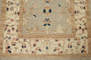 3x10 Gray and Ivory Turkish Oushak Runner