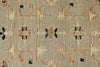 3x10 Gray and Ivory Turkish Oushak Runner