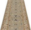 3x10 Gray and Ivory Turkish Oushak Runner
