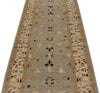3x10 Gray and Ivory Turkish Oushak Runner