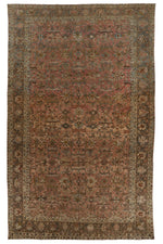 13x20 Peach and Blue Persian Rug