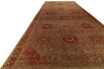 12x24 Red and Ivory Persian Rug