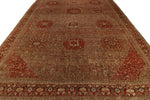 12x24 Red and Ivory Persian Rug