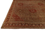 12x24 Red and Ivory Persian Rug