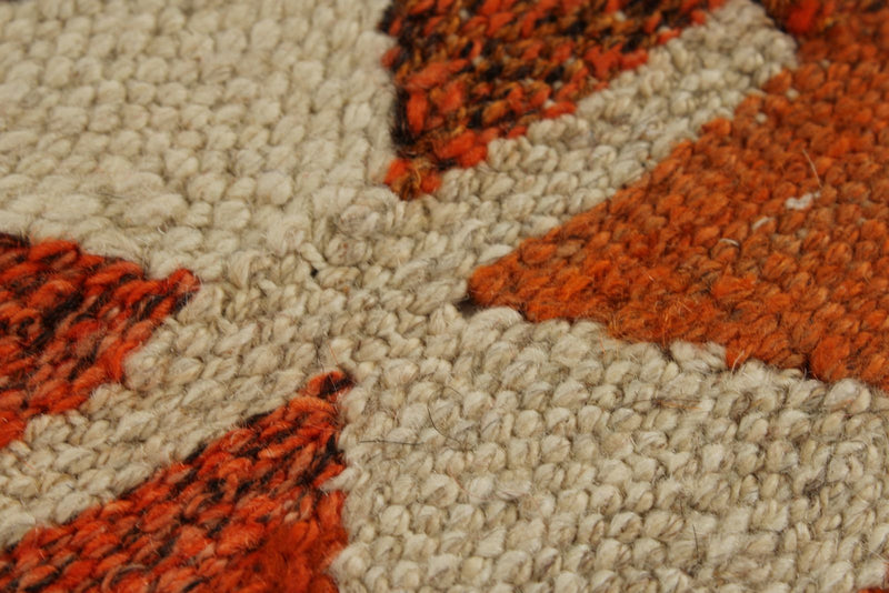 13x15 Burgundy and Multicolor Turkish Tribal Rug