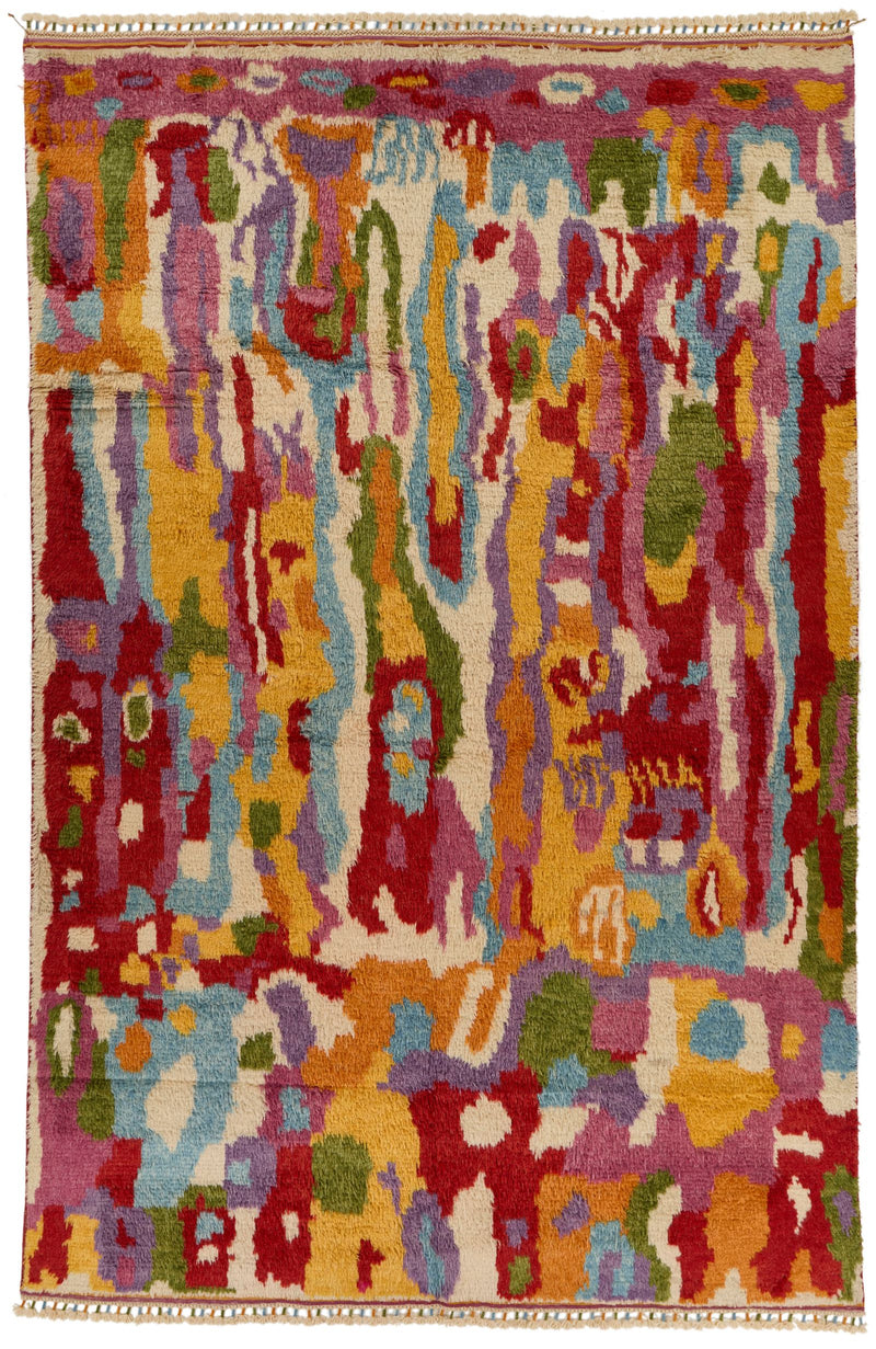 8x12 Multicolor Anatolian Tribal Rug