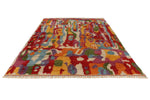 8x12 Multicolor Anatolian Tribal Rug