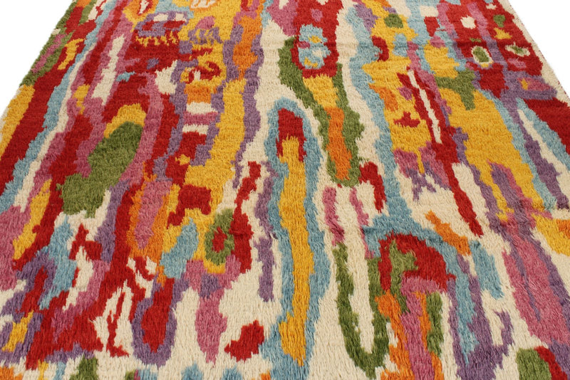 8x12 Multicolor Anatolian Tribal Rug