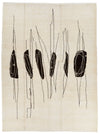 9x12 White and Black Modern Contemporary Rug