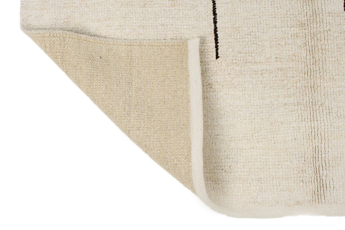 9x12 White and Black Modern Contemporary Rug