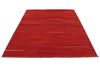 6x8 Red and Multicolor Turkish Tribal Rug