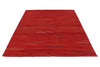 6x8 Red and Multicolor Turkish Tribal Rug
