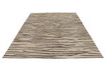 7x10 Beige and Multicolor Turkish Tribal Rug