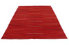 6x8 Red and Multicolor Turkish Tribal Rug