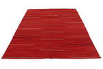 6x8 Red and Multicolor Turkish Tribal Rug
