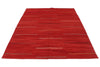 6x8 Red and Multicolor Turkish Tribal Rug