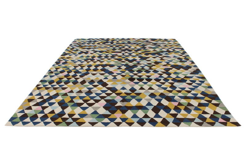 7x10 Multicolor Turkish Tribal Rug