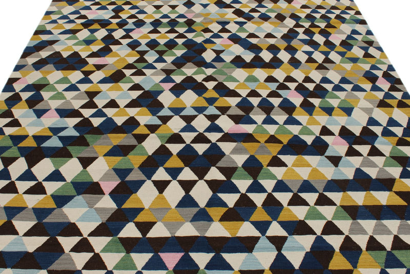 7x10 Multicolor Turkish Tribal Rug