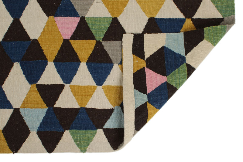7x10 Multicolor Turkish Tribal Rug