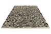 7x10 Black and White Turkish Tribal Rug