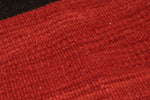 6x8 Red and Black Turkish Tribal Rug