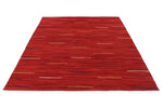 6x8 Red Turkish Tribal Rug