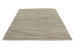 6x8 Gray Turkish Tribal Rug
