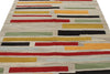6x8 Gray and Multicolor Turkish Tribal Rug