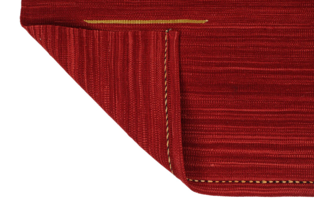 6x8 Red Turkish Tribal Rug