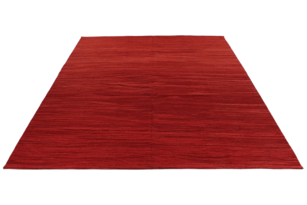 7x9 Red Turkish Tribal Rug