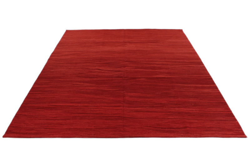 7x9 Red Turkish Tribal Rug