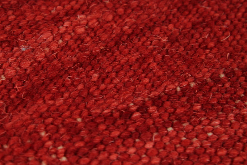 7x9 Red Turkish Tribal Rug