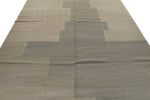7x10 Gray and Brown Turkish Tribal Rug